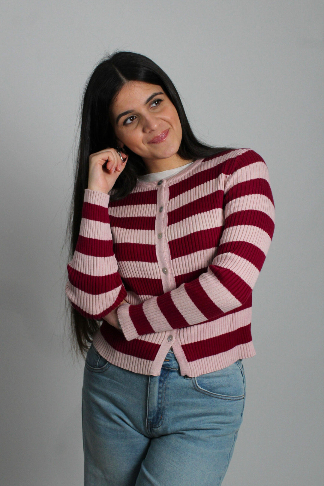 CARDIGAN A RIGHE