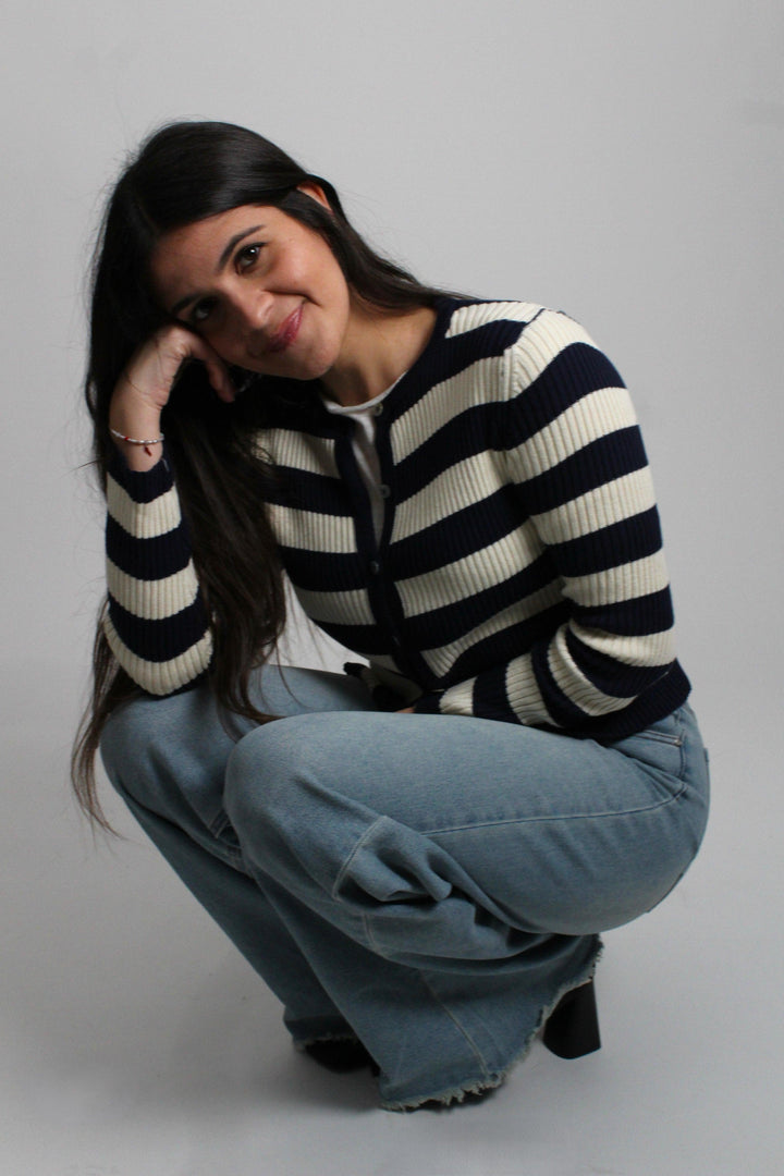 CARDIGAN A RIGHE