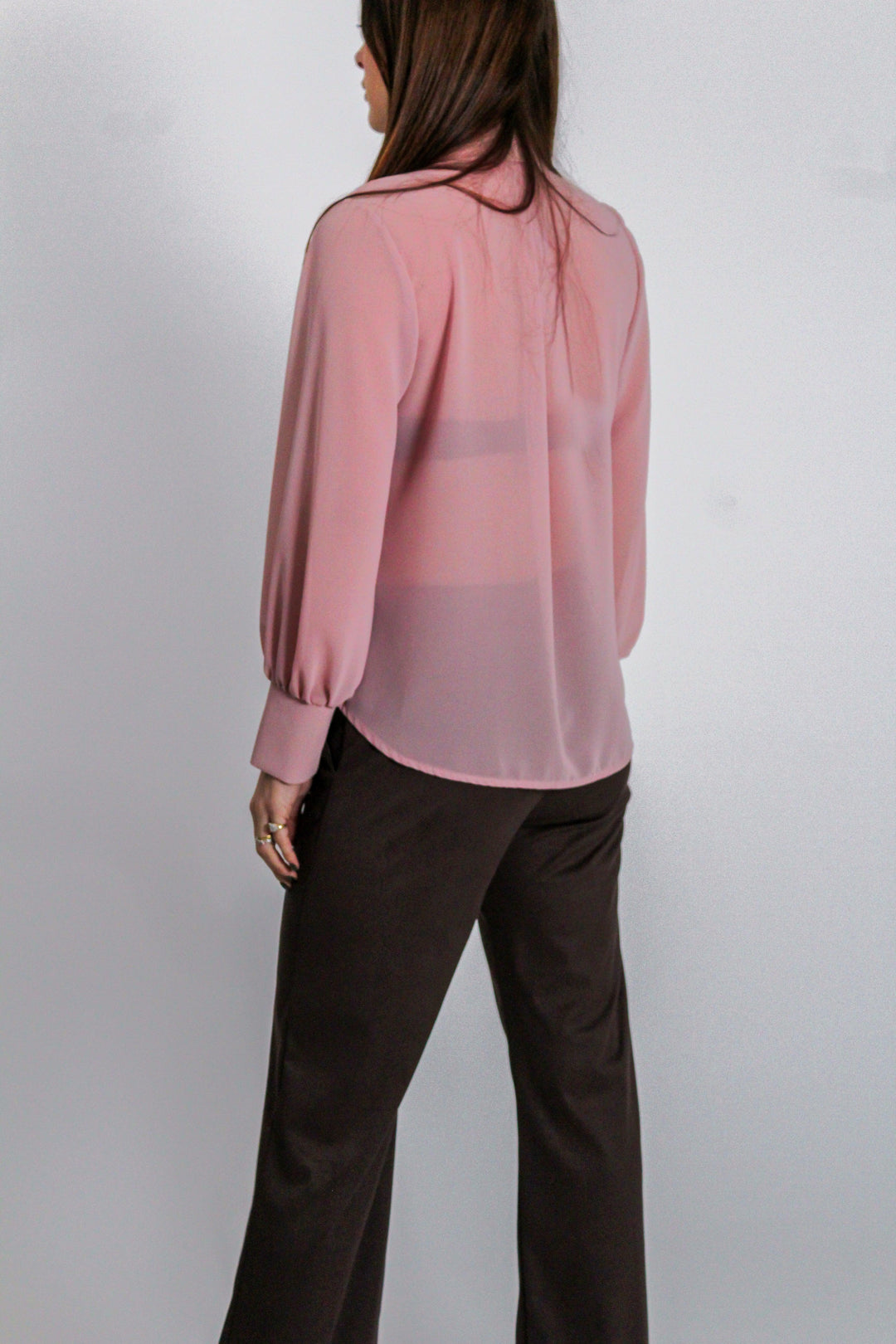 CAMICIA CON VOLANT