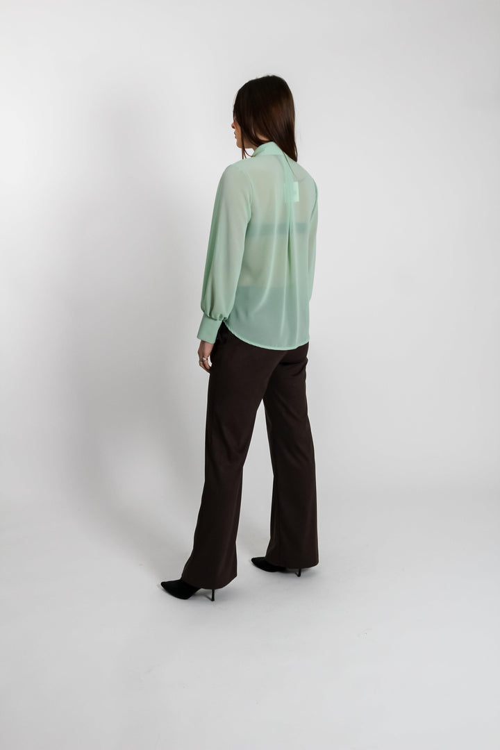 CAMICIA CON VOLANT
