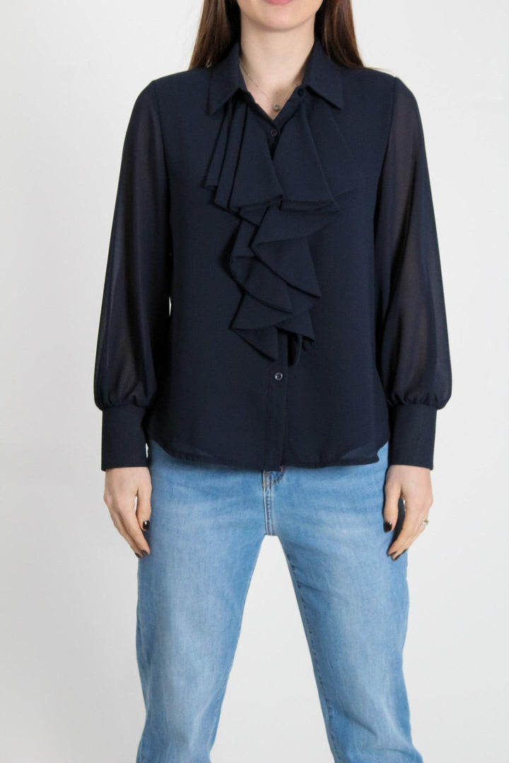 CAMICIA CON VOLANT