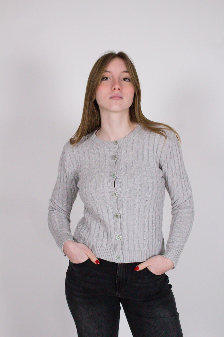 CARDIGAN TRECCIA