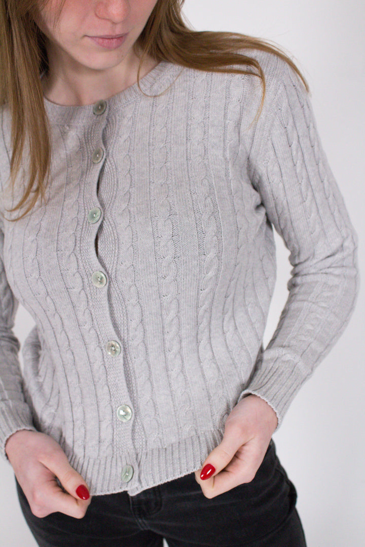CARDIGAN TRECCIA