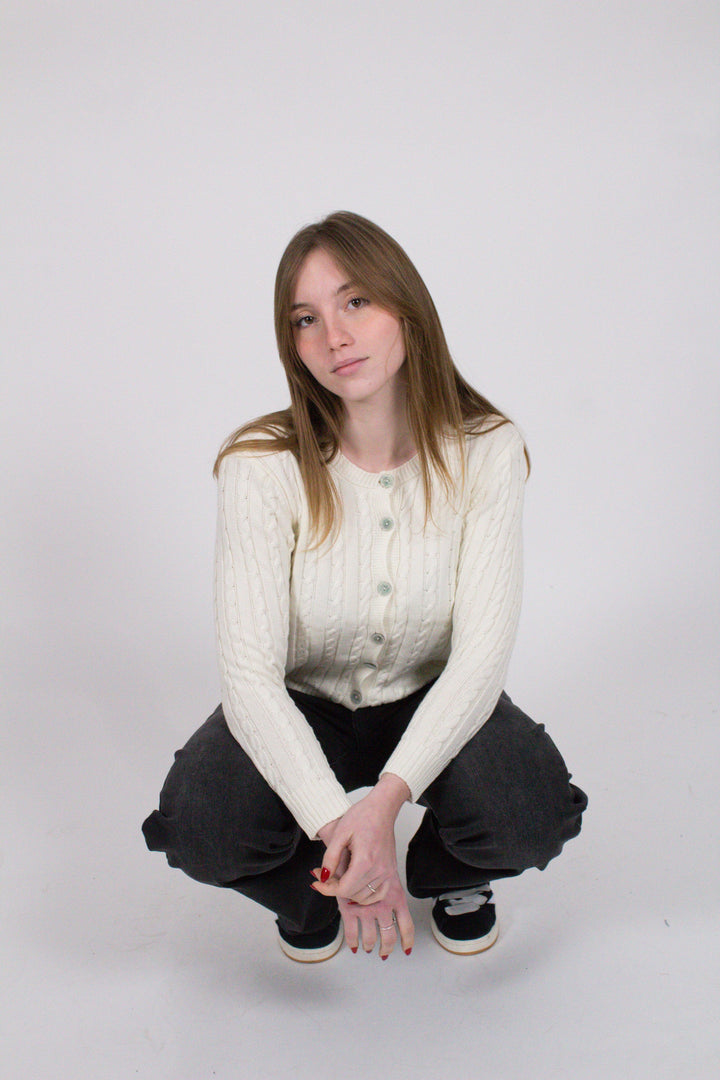 CARDIGAN TRECCIA